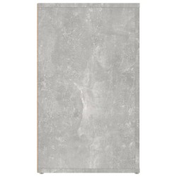    Comodino Grigio Cemento 50x36x60 cm in Legno ingegnerizzato