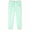 Pantaloni Tuta per Bambini Verde Brillante 116