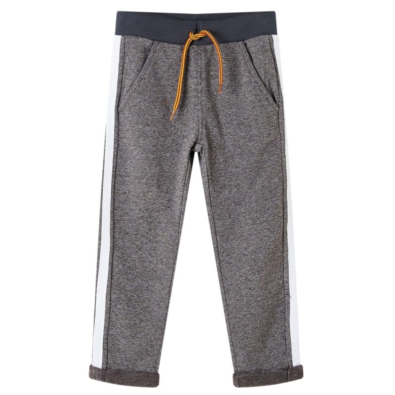 Pantaloni Tuta per Bambini Grigio Scuro Mélange 92