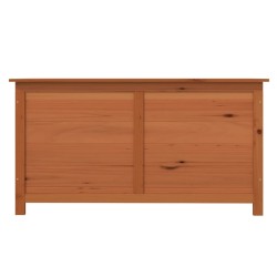    Box Cuscini da Esterno Marrone 100x50x56cm Legno Massello Abete