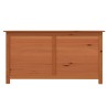    Box Cuscini da Esterno Marrone 100x50x56cm Legno Massello Abete