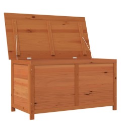    Box Cuscini da Esterno Marrone 100x50x56cm Legno Massello Abete