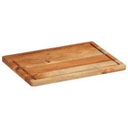 vidaXL Set Taglieri 3 pz con Supporto in Legno Massello di Acacia