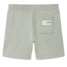 Pantaloncini per Bambini con Coulisse Cachi Chiaro Mélange 116