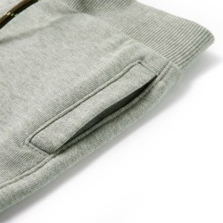 Pantaloncini per Bambini con Coulisse Cachi Chiaro Mélange 140