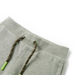 Pantaloncini per Bambini con Coulisse Cachi Chiaro Mélange 92