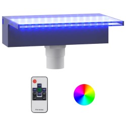    Sfioratore a Cascata con LED RGB Acrilico 30 cm