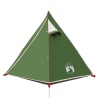 vidaXL Tenda da Campeggio 2 Persone Verde 267x154x117 cm Taffetà 185T