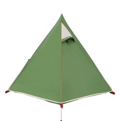 vidaXL Tenda da Campeggio 2 Persone Verde 267x154x117 cm Taffetà 185T