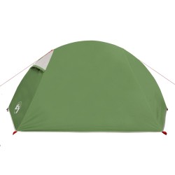 vidaXL Tenda da Campeggio 2 Persone Verde 267x154x117 cm Taffetà 185T