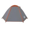 vidaXL Tenda Campeggio 2Persone Grigia e Arancione 224x248x118 Taffetà