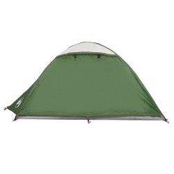 vidaXL Tenda da Campeggio 2 Persone Verde 254x135x112 cm Taffetà 185T