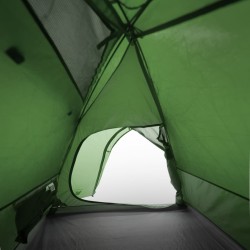 vidaXL Tenda da Campeggio 2 Persone Verde 254x135x112 cm Taffetà 185T