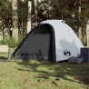 vidaXL Tenda da Campeggio 4 Persone Bianca 267x272x145 cm Taffetà 185T