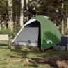 vidaXL Tenda da Campeggio 2 Persone Verde 264x210x125 cm Taffetà 185T