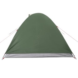 vidaXL Tenda da Campeggio 2 Persone Verde 264x210x125 cm Taffetà 185T