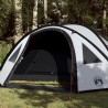 vidaXL Tenda da Campeggio 4 Persone Bianca 300x250x132 cm Taffetà 185T