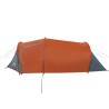 vidaXL Tenda Campeggio 3Persone Grigia e Arancione 370x185x116 Taffetà