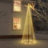 Albero di Natale a Cono Bianco Caldo 732 LED 160x500 cm