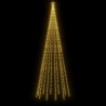 Albero di Natale a Cono Bianco Caldo 732 LED 160x500 cm