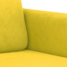 vidaXL Set di Divani 2 pz Giallo in Velluto