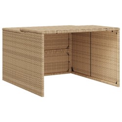 vidaXL Garage per Robot Tosaerba Beige 86x90x52/57 cm in Polyrattan