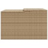 vidaXL Garage per Robot Tosaerba Beige 86x90x52/57 cm in Polyrattan