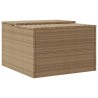 vidaXL Garage per Robot Tosaerba Beige 86x90x52/57 cm in Polyrattan