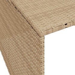 vidaXL Garage per Robot Tosaerba Beige 86x90x52/57 cm in Polyrattan