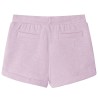 Pantaloncini per Bambini con Coulisse Lilla Misto 104