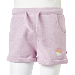 Pantaloncini per Bambini con Coulisse Lilla Misto 104