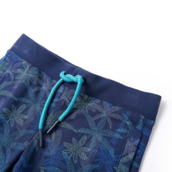 Pantaloncini per Bambini con Coulisse Blu Marino 92