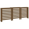 Copertura Termosifone Miele 210x21x85 cm Legno Massello Pino