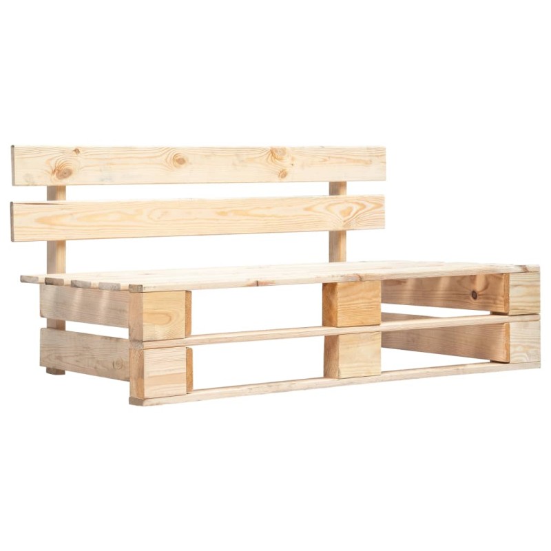 vidaXL Panca da Giardino su Pallet in Legno