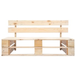 vidaXL Panca da Giardino su Pallet in Legno