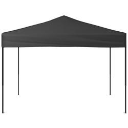 Tenda per Feste Pieghevole Antracite 3x3 m