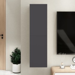 vidaXL Mobile Porta TV Grigio 30,5x30x110 cm in Legno Multistrato