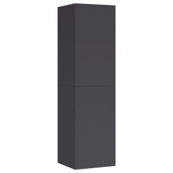 vidaXL Mobile Porta TV Grigio 30,5x30x110 cm in Legno Multistrato