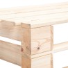 vidaXL Divano Angolare da Giardino su Pallet Legno di Pino Impregnato