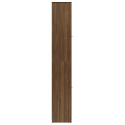    Armadietto Bagno Rovere Marrone 30x30x183,5cm Legno ingegnerizzato