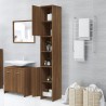    Armadietto Bagno Rovere Marrone 30x30x183,5cm Legno ingegnerizzato