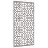 vidaXL Decorazione Muro da Giardino 105x55 cm Moresco Acciaio Corten