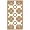 vidaXL Decorazione Muro da Giardino 105x55 cm Moresco Acciaio Corten