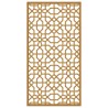 vidaXL Decorazione Muro da Giardino 105x55 cm Moresco Acciaio Corten