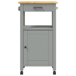 vidaXL Carrello da Cucina MONZA 48x40x90 cm in Legno Massello di Pino