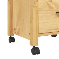 vidaXL Carrello da Cucina MONZA 48x40x90 cm in Legno Massello di Pino