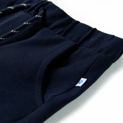 Pantaloncini per Bambini con Coulisse Blu Marino 116