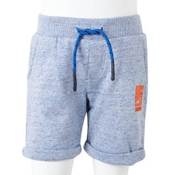 Pantaloncini per Bambini con Coulisse Blu Mélange 116