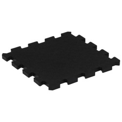 vidaXL Piastrelle per Pavimenti in Gomma 4 pz Nere 16 mm 30x30 cm