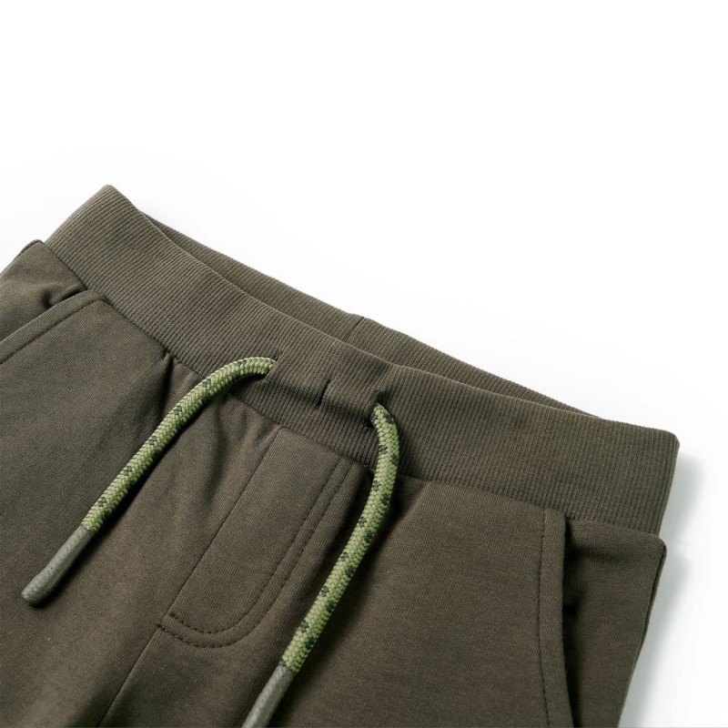 Pantaloncini per Bambini con Coulisse Cachi Scuro 140